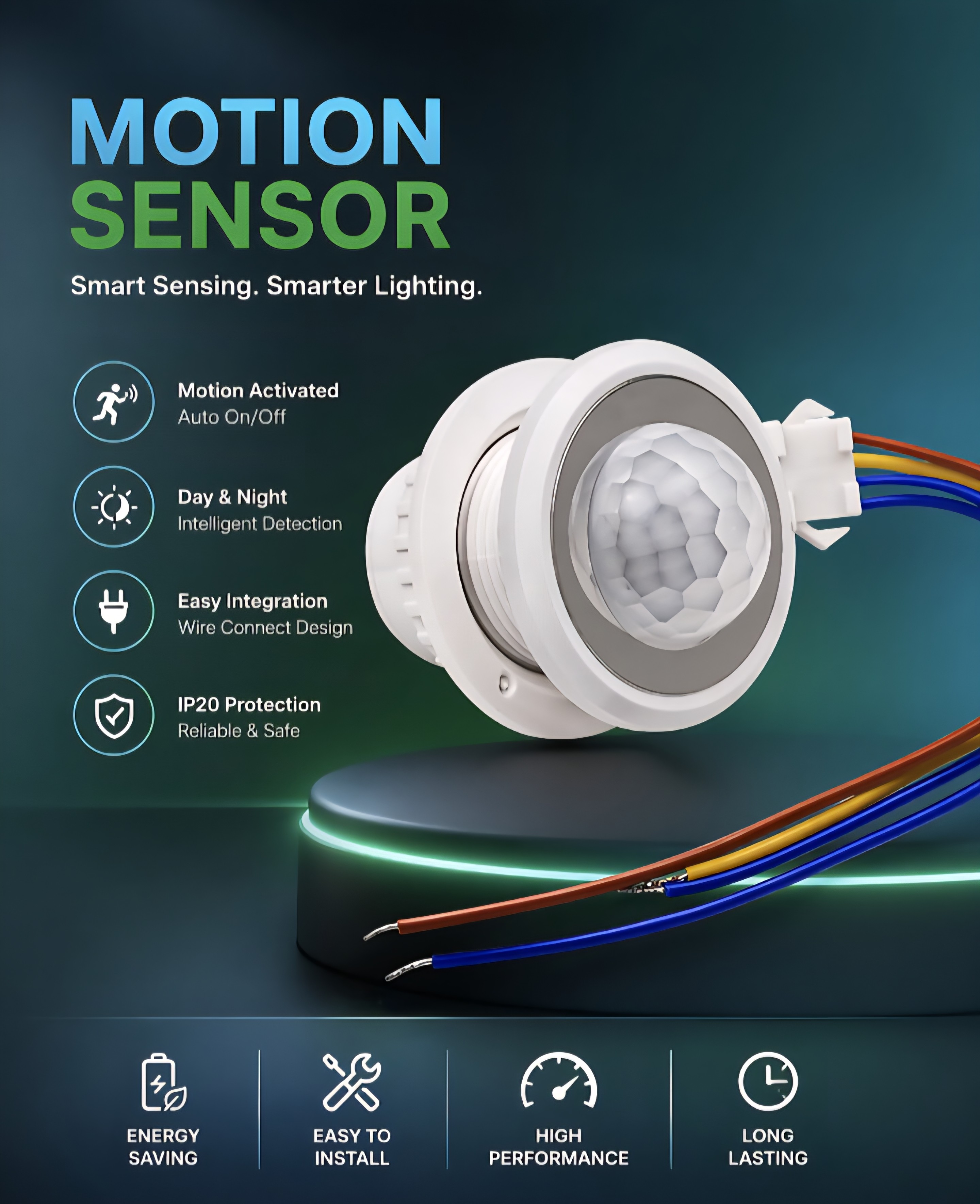 Mini PIR motion sensor flyer