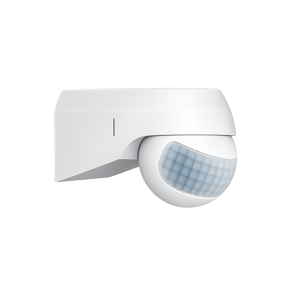 Rotating head PIR motion sensor light